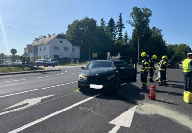 Verkehrsunfall Aufräumarbeiten
