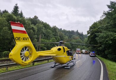 Verkehrsunfall mit Personenrettung