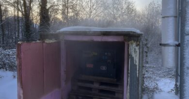 Brand Elektroanlage im Freien