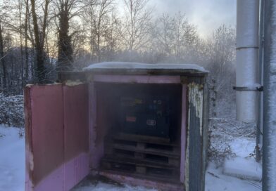 Brand Elektroanlage im Freien